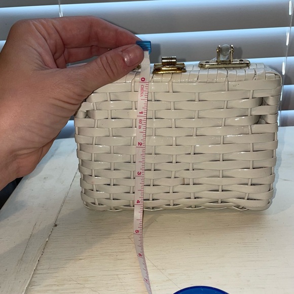 Vintage Woven Clutch Handmade in British Hong Kong - Picture 9 of 10